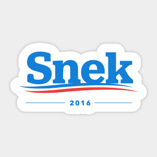 Snek For President 2016 T-Shirt Sticker